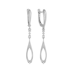 Серьги из золота с бриллиантами